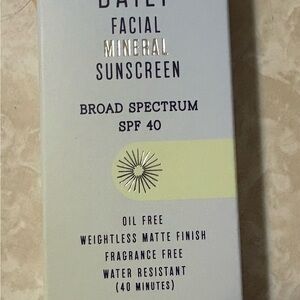 DAILY Facial Mineral Sunscreen SPF 40 - Cream